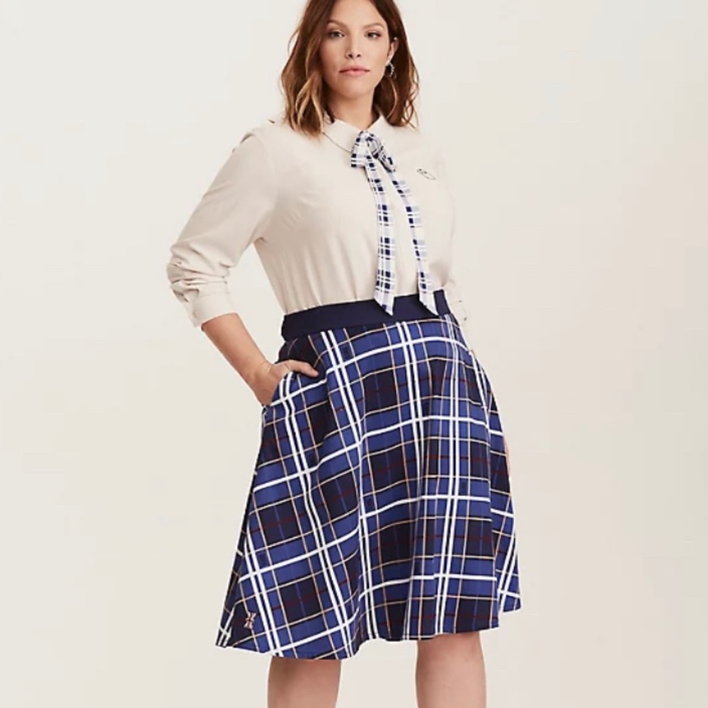 Her Universe Doctor Who TARDIS Swing Skirt Size 20